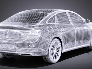 Renault Talisman 2018 vray 3D Model