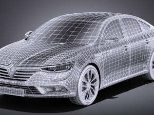 Renault Talisman 2018 vray Modello 3D