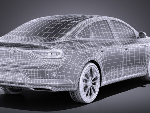 Renault Talisman 2018 vray Modello 3D