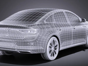 Renault Talisman 2018 vray 3D Model