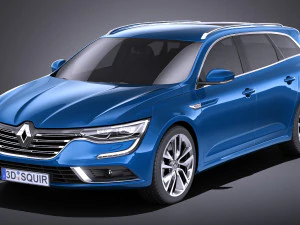 Renault Talisman Estate 2018 vray 3D Modell