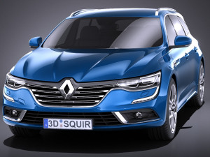 Renault Talisman Estate 2018 vray 3D Model