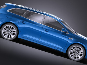 Renault Talisman Estate 2018 vray 3D Model