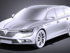 Renault Talisman Estate 2018 vray 3D Model