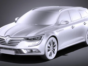 Renault Talisman Estate 2018 vray 3D Model