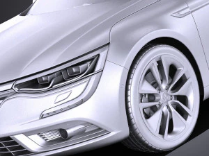 Renault Talisman Estate 2018 vray 3D Model