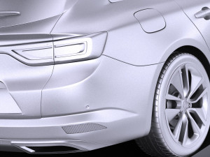 Renault Talisman Estate 2018 vray 3D Model
