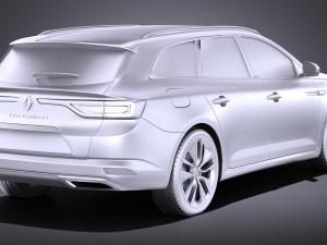 Renault Talisman Estate 2018 vray 3D Model