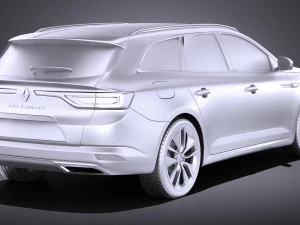 Renault Talisman Estate 2018 vray 3D Model
