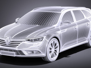 Renault Talisman Estate 2018 vray 3D Model