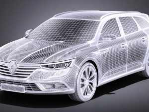 Renault Talisman Estate 2018 vray 3D Model