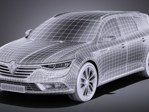 Renault Talisman Estate 2018 vray 3D Model