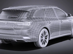 Renault Talisman Estate 2018 vray 3D Model