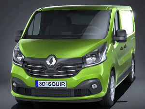 Renault Trafic Cargo 2015-2018 3D Model