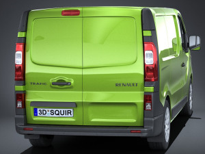 Renault Trafic Cargo 2015-2018 Model 3D