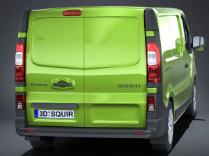 Renault Trafic Cargo 2015-2018 3D Model
