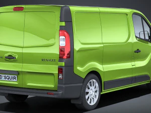 Renault Trafic Cargo 2015-2018 3D Model