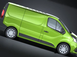 Renault Trafic Cargo 2015-2018 3D Model