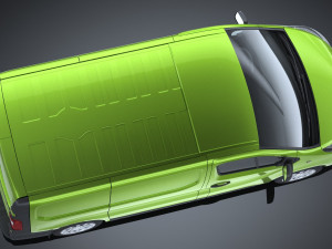 Renault Trafic Cargo 2015-2018 Model 3D
