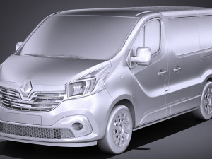 Renault Trafic Cargo 2015-2018 Model 3D