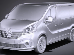Renault Trafic Cargo 2015-2018 3D Model