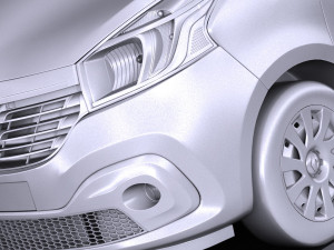 Renault Trafic Cargo 2015-2018 Model 3D