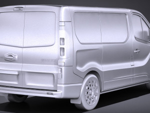 Renault Trafic Cargo 2015-2018 Model 3D