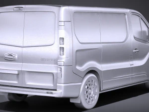 Renault Trafic Cargo 2015-2018 3D Model