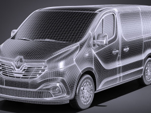 Renault Trafic Cargo 2015-2018 Model 3D