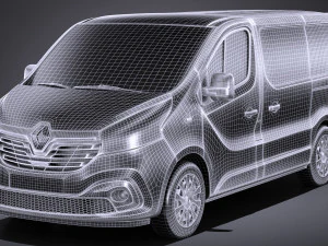 Renault Trafic Cargo 2015-2018 3D Model
