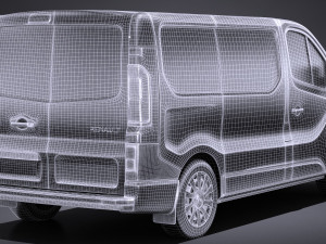 Renault Trafic Cargo 2015-2018 Model 3D