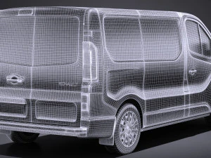 Renault Trafic Cargo 2015-2018 3D Model