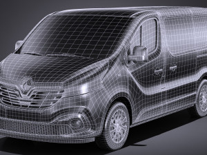 Renault Trafic Cargo 2015-2018 Model 3D
