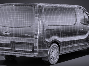 Renault Trafic Cargo 2015-2018 Model 3D