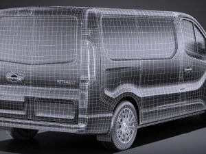 Renault Trafic Cargo 2015-2018 3D Model