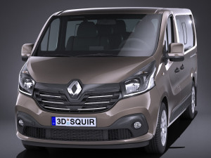 Renault Trafic Passenger 2015-2018 Modelo 3D