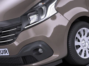 Renault Trafic Passenger 2015-2018 3D Model