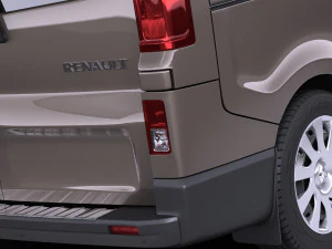 Renault Trafic Passenger 2015-2018 3D Model