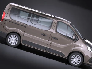 Renault Trafic Passenger 2015-2018 3D Model
