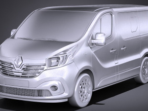 Renault Trafic Passenger 2015-2018 Modelo 3D