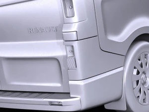 Renault Trafic Passenger 2015-2018 3D Model