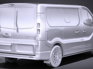 Renault Trafic Passenger 2015-2018 Modelo 3D
