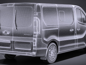 Renault Trafic Passenger 2015-2018 Modelo 3D