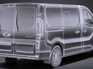 Renault Trafic Passenger 2015-2018 3D Model