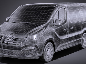 Renault Trafic Passenger 2015-2018 Modelo 3D