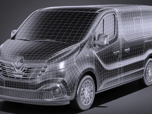 Renault Trafic Passenger 2015-2018 3D Model