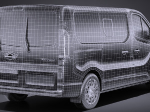 Renault Trafic Passenger 2015-2018 Modelo 3D
