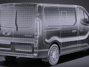Renault Trafic Passenger 2015-2018 3D Model