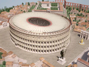 Roman Colosseum High Detailed 3D Model