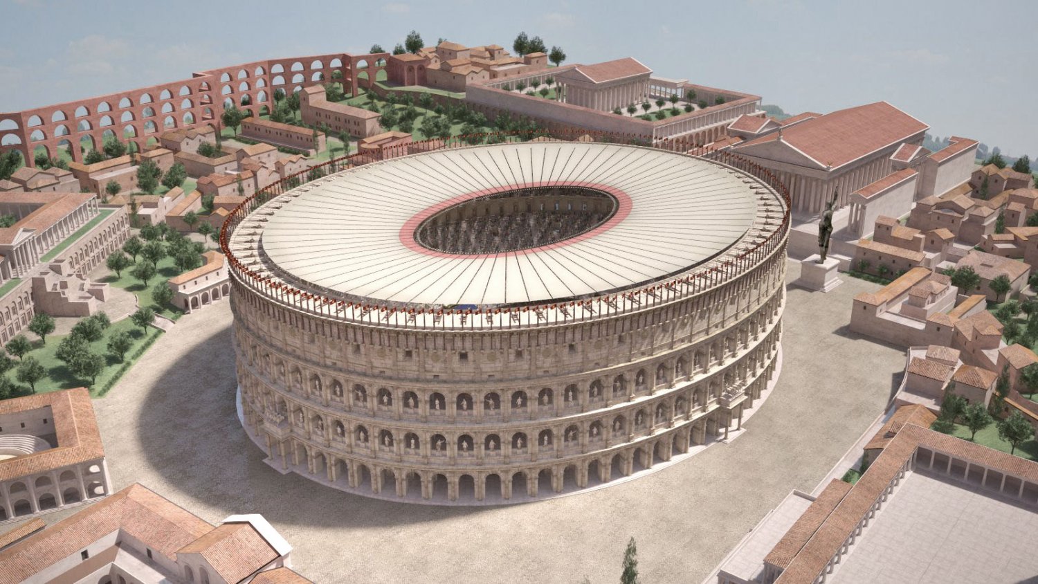 Колизей воссозданный Рим